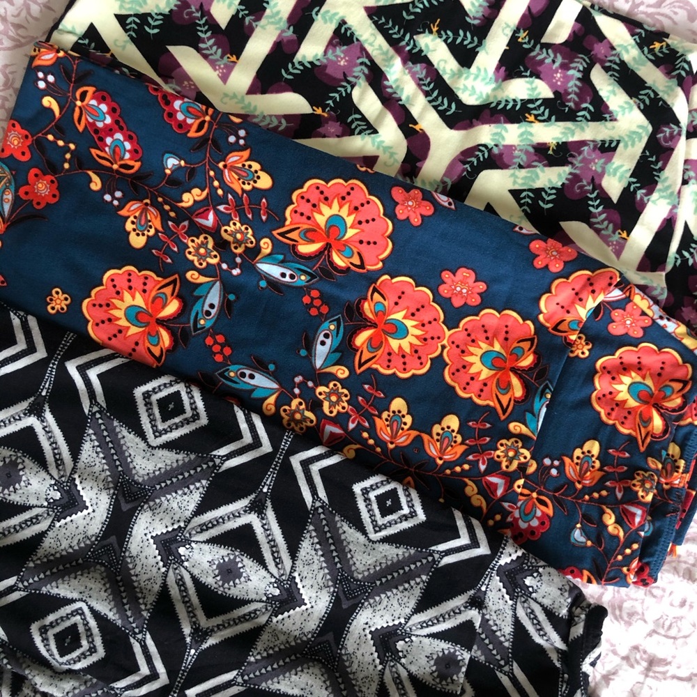 Lularoe Bundle of 3 Leggings OS One Size